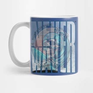 Never Waver Surfs up Dude Mug